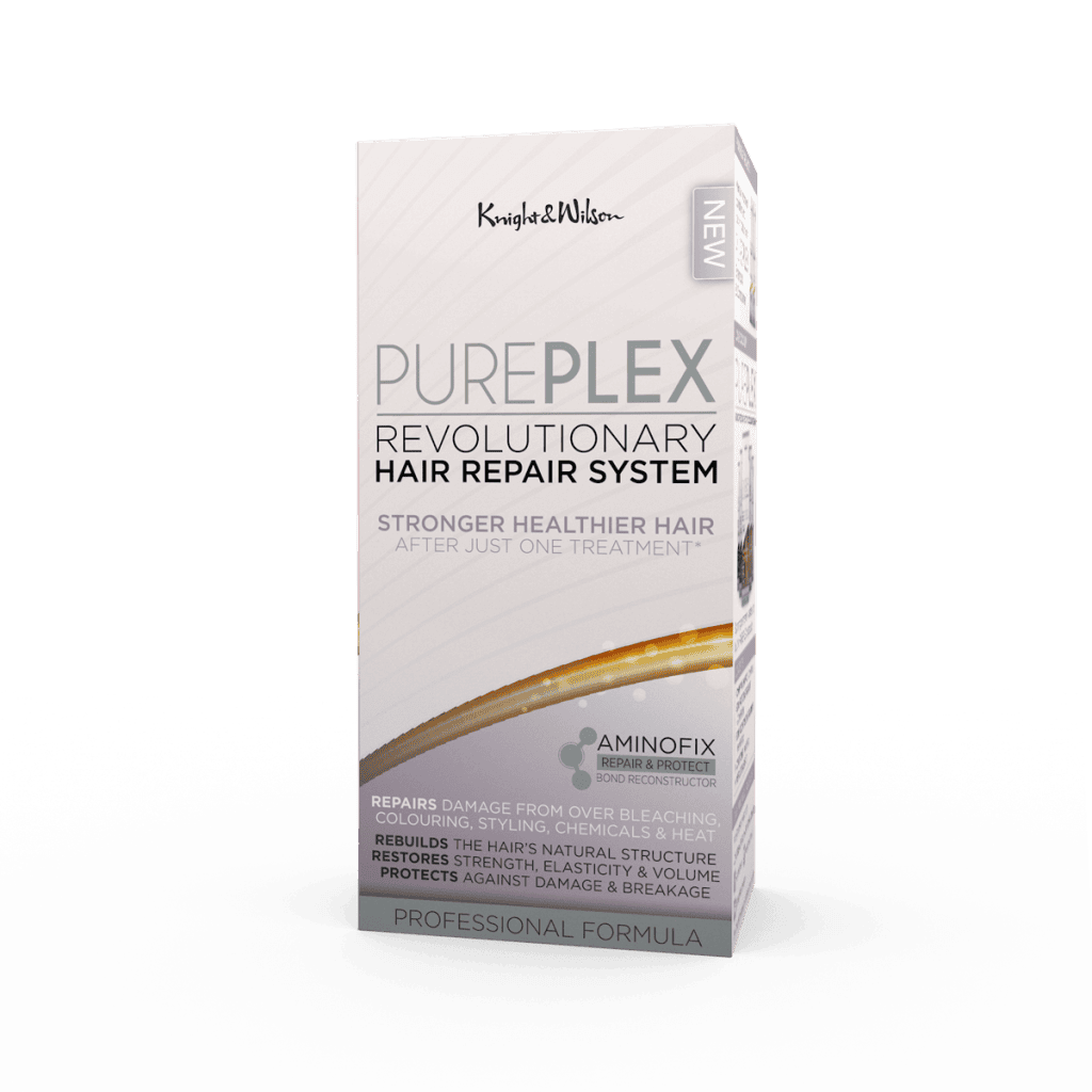 PUREPLEX Revolutionary Hair Repair System for stronger healthier hair after just one treatment.